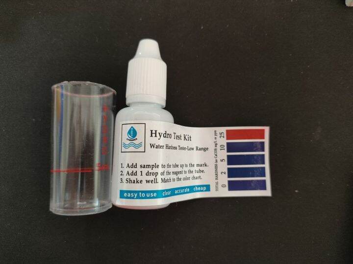 ชุดน้ำยาทดสอบความกระด้าง(หินปูน)ของน้ำ Water Hardness indicator kit