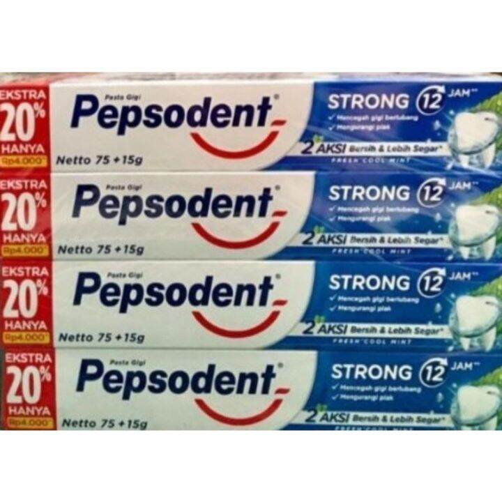 PADTA GIGI PEPSODENT 75 GRAM + 15 GRAM,PASTA GIGI MURAH | Lazada Indonesia