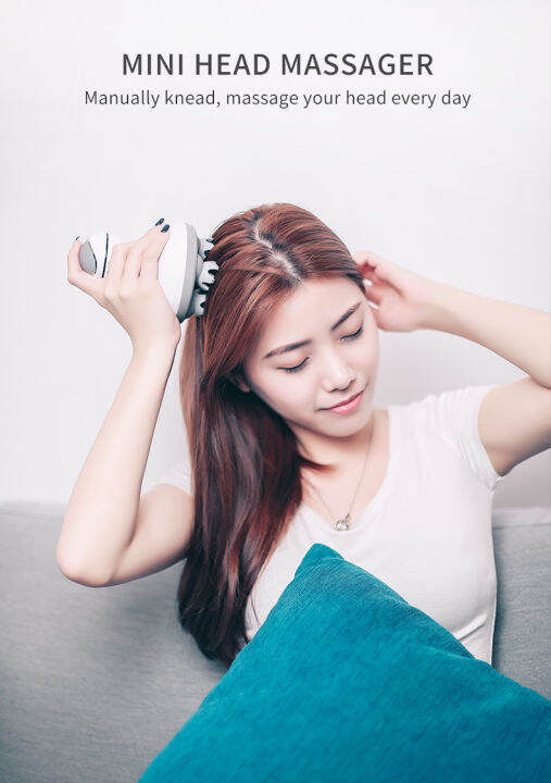 Handheld Scalp Head Massager Cordless Hair Massager Portable Kneading