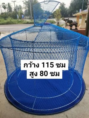 สุ่มไก่ 2 ชั้น พับได้ สุ่มไก่ชน เปิดบนได้ สุ่มไก่ขนาดใหญ่ ขนาด 115*80