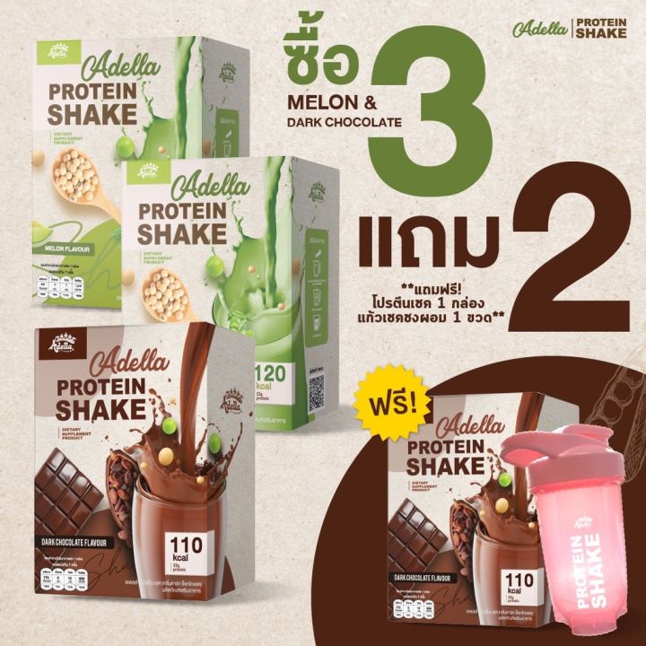 โปรตีนเชค-adella-protein-shake-อเดล่า-รสชาติไหม่-ช็อคโกแลต