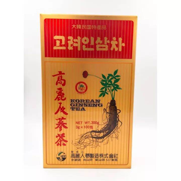 Korean Ginseng Tea (Original) 100 pcs. Lazada PH