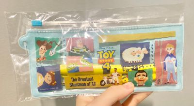 Stationary plastic bag เซตปากกาไฮไลท์+ปากกาลูกลื่น Toy Story ซองซิปใส่เครื่องเขียนปากกาดินสออื่นๆ