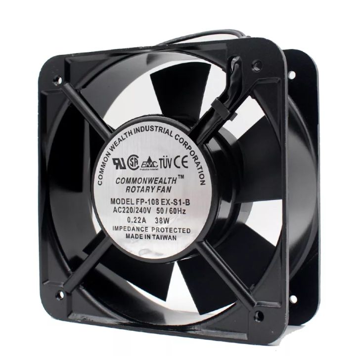 พัดลม 6นิ้ว COMMONWEALTH-ROTARY FAN MODEL FP-108EX-S1-B | Lazada.co.th