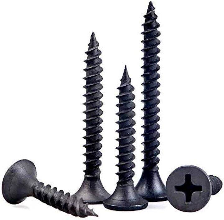 Black screw Gypsum screw drywall for steel (100 PCs/pack) Lazada PH