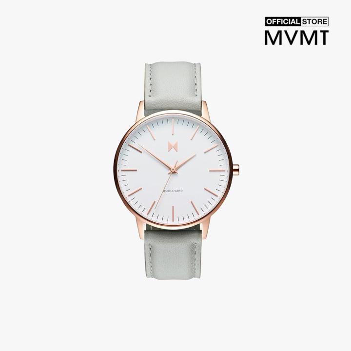Đồng hồ nữ MVMT mặt tròn dây da 38mm D-MB01-RGGR 0000-03