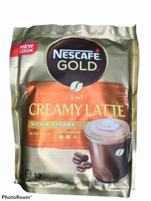 พร้อมส่ง​ NESCAFE​ GOLD​ CREAMY​ LATTE ครีมมี้ลาเต้​ เนสกาแฟโกลด์​ 3IN1