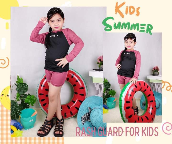 Rashguard kids swimwear Unisex | Lazada PH