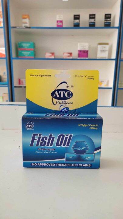 Atc Healthcare Fish Oil 30 Softgel Capsules 100mg 10 Tablets Lazada Ph