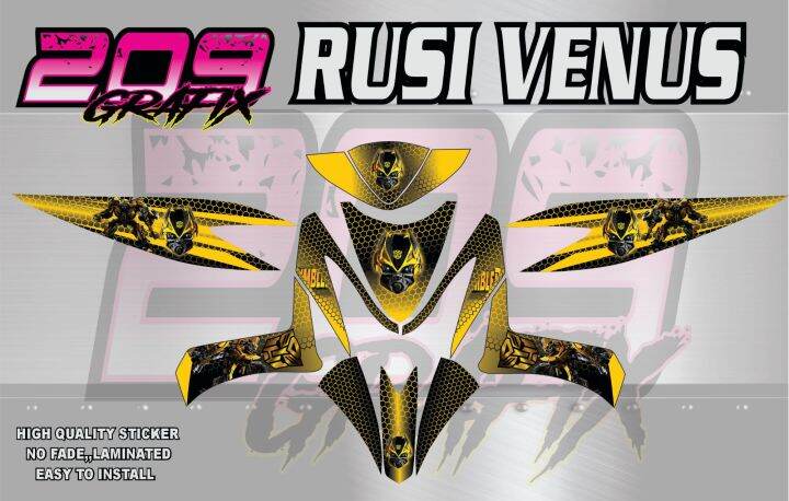 RUSI VENUS FULL BODY DECALS | Lazada PH