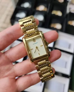 Tory Burch The Eleanor Bracelet Watch in Gold
