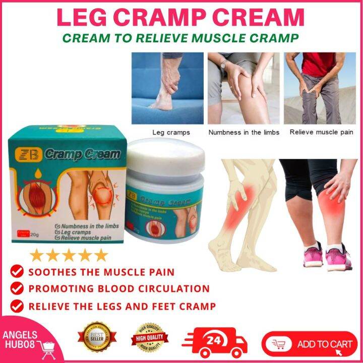 👍100 Original Leg Cramp Cream Nerve Pain Relief Cream Hand Foot Cramp