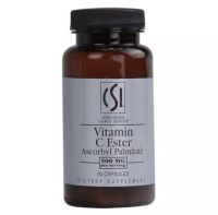 CSI Vitamin C Ester Ascorbyl Palmitate 500 mg/servng 60 แคปซูล วิตามิน ซี C ช่วยในเรื่องภูมิต้านทานร่างกายและการบำรุงผิวพรรณ