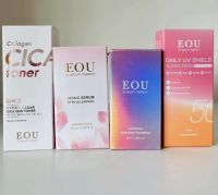 Eou Glow Set ( 4မ်ိဳးတစ္ဆက္ ) ( Foundation SERUM toner SunCarem