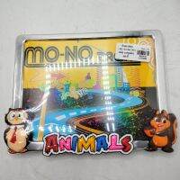 ป้ายทะเบียน(MO-NO RACING)เหล็ก การ์ตูนยาง คละสีรหัส(015356)