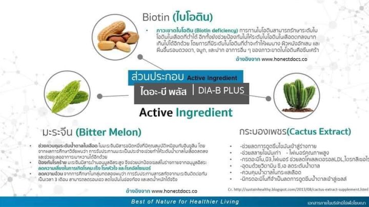 ผลิตภัณฑ์เสริมอาหาร-ไดอะบีพลัส-บำรุงสายตา-ลดระดับน้ำตาล