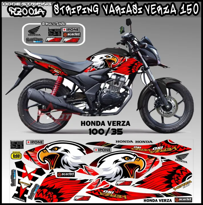 Striping Stiker Honda Verza Lama Elang Decal Verza Lama Lazada Indonesia