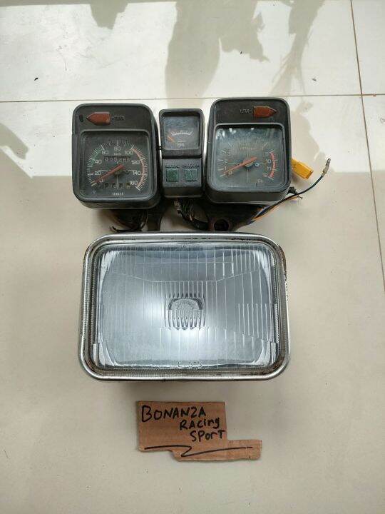 Headlamp lampu depan set speedometer Yamaha rx king kobra nos spesial
