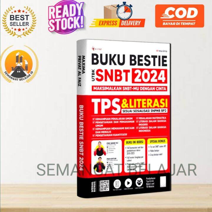 BUKU SNBT 2024 Buku Paket Lengkap Buku Bestie UTBK SNBT 2024 TPS Dan ...