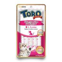 toroplus+L-Lysine ปลาทูน่าเนื้อขาวกับปูยักษ์ 5×15g.(1ซอง)