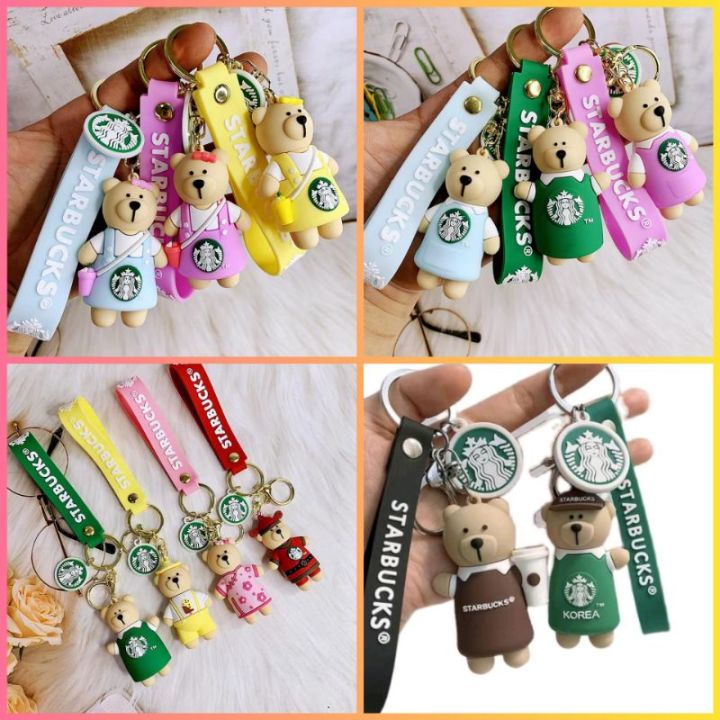 Kawaii Starbucks Keychain/Gift/Souvenir星巴克小熊创意卡通钥匙扣
