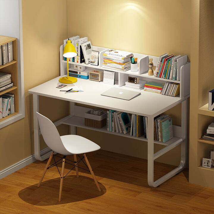 Desk Bookshelf Integrated Computer Desk Middle School Student Desk Chair Combination Rental