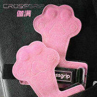 สายรัดช่วยป้องกันมือ crossgrip ของกรงเล็บแมวกาแมนสายรัดจับมือหนังวัวสำหรับผู้หญิงพายเรือแบบแข็งดึงออกฟิตเนส