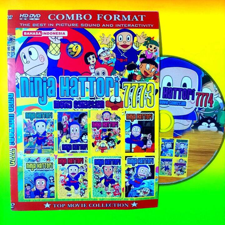 Kaset Dvd Film Kartun Ninja Hattori Bahasa Indonesia Terbaru - Kaset