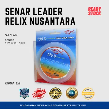 Jual Leader SAMAR 10 12 15 Lb Fluorocarbon Relix Nusantara - Senar