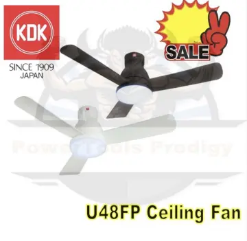 KDK U48FP 48 INCH LED DC MOTOR CEILING FAN WITHOUT INSTALLATION / FAN / WITH 3 BRIGHTNESS LED LIGHT