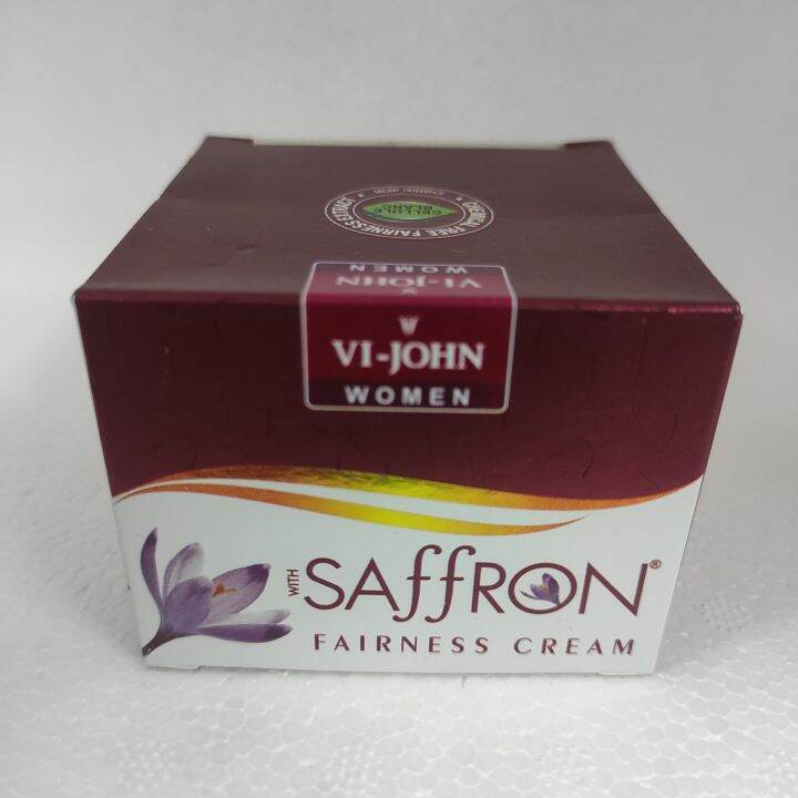 VI JOHN FAIRNESS CREAM WITH SAFFRON 50g Lazada