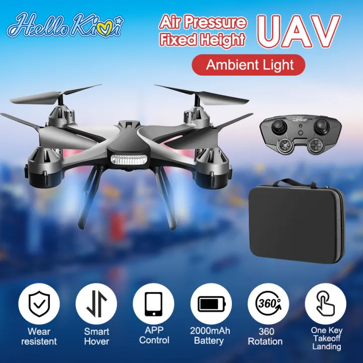 HelloKimi Unmanned Aerial Vehicle Dual Camera UAV Air Pressure Fixed Altitude Remote Control