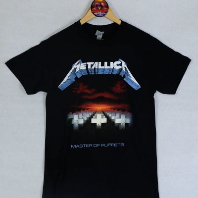 #เสื้อวงลิขสิทธิ์แท้ Metallica Master of puppets Tarcks( ลายฟอนต์ใหญ่)