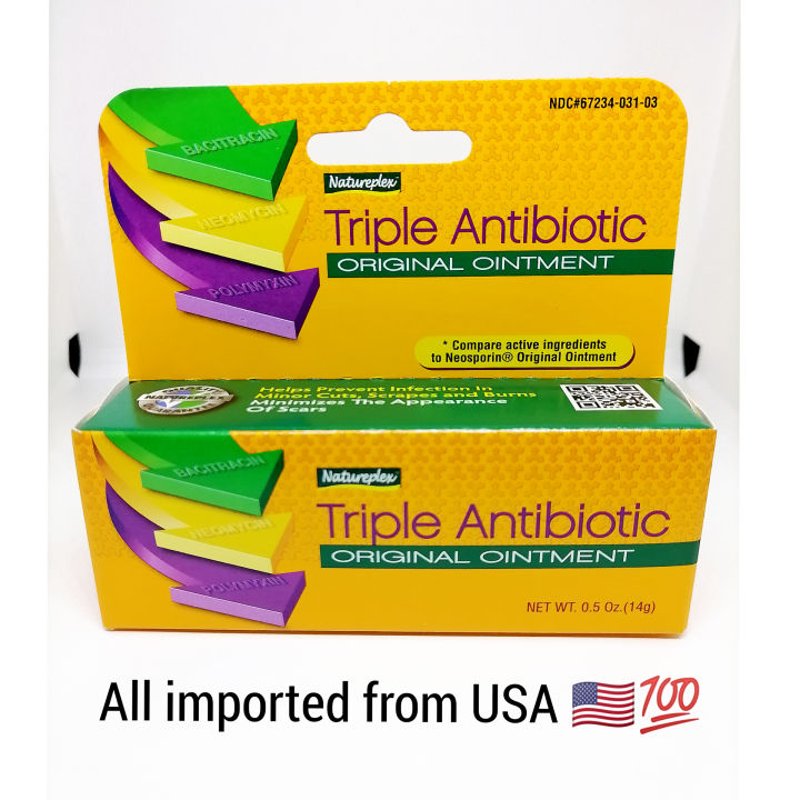 Us Triple Antibiotic Original Ointment 0.5 Oz (14g) 