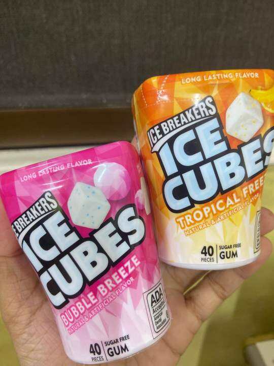 Ice Breakers Sugar Free Gum Tropical Freeze Bubble Freze 40s Gum Lazada PH