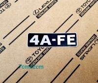 สติกเกอร์ 4A-FE ฝาครอบเครื่อง ของแท้ Toyota