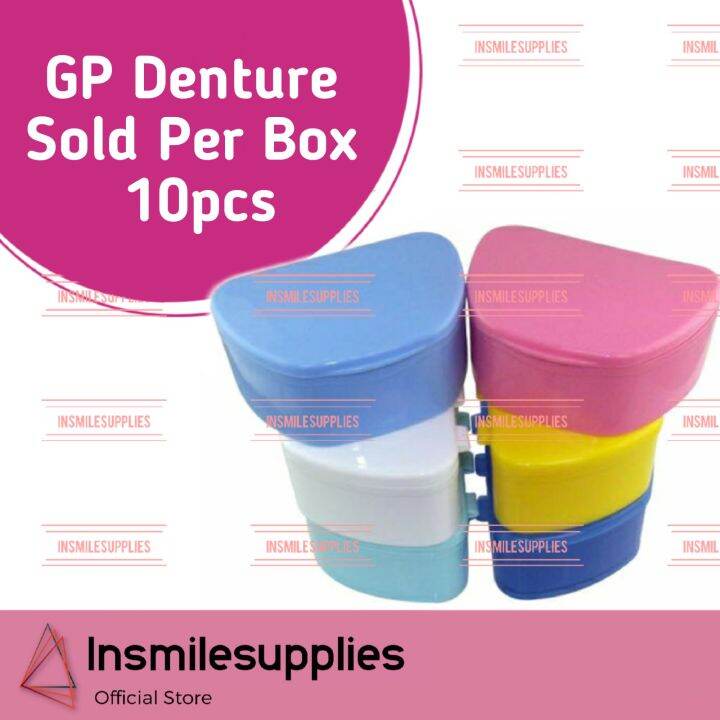 Sold Per Box GP Denture boxes sold per box 10pcs | Lazada PH