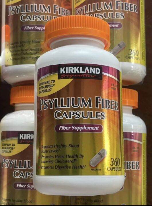 Kirkland psyllium fiber capsules 360 capsules lazada ph