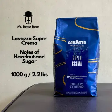 Lavazza Super Crema Whole Bean Coffee Medium Espresso Roast, 2.2