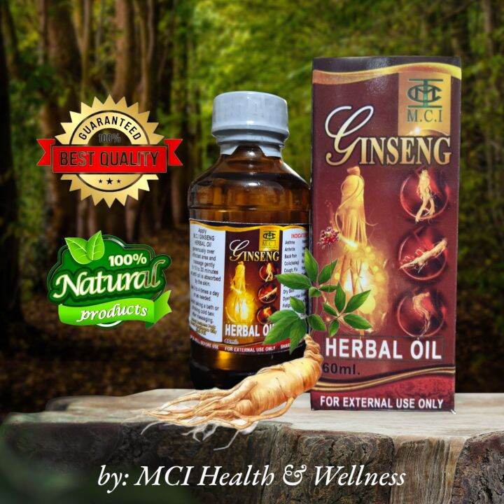 MCI GINSENG HERBAL MASSAGE OIL 60ml Lazada PH