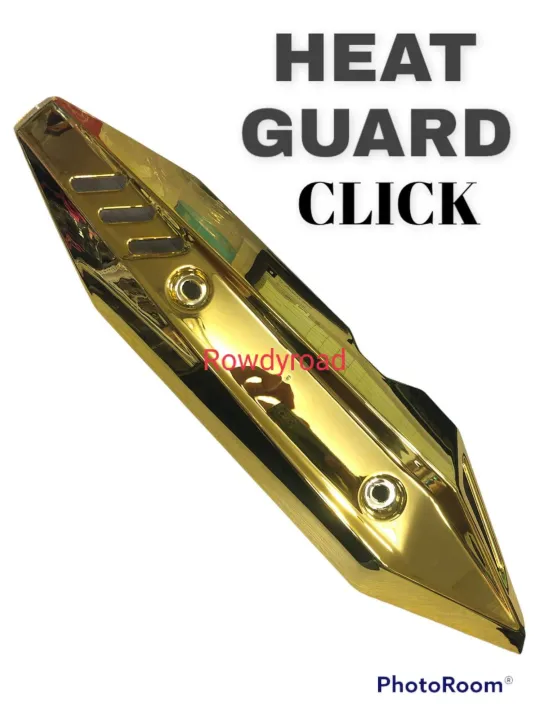 HEAT GUARD FOR HONDA CLICK CHROME GOLD Lazada PH