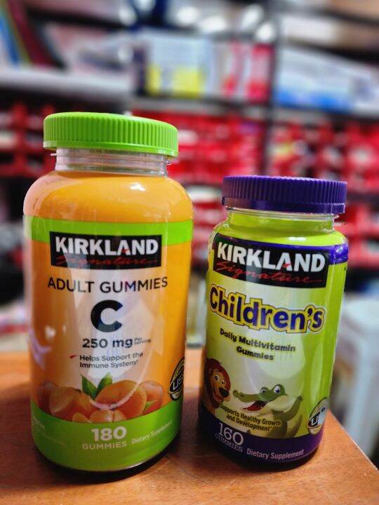 Kirkland Signature Adult gummies Vit C and Children's multivitamins Lazada PH