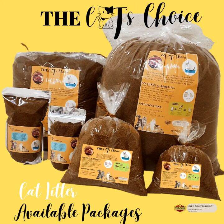 The Cat's Choice All Organic Firstrate Cat Litter Pet Accessories