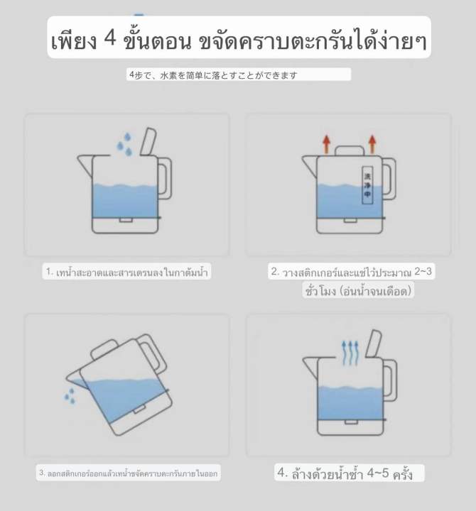 kettle-descaling-powder-ผงล้างตะกรันกาน้ำร้อน-พร้อมส่งในไทย