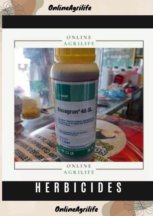 BASAGRAN 48 SL Selective Post Emergent Herbicide for Rice Broadleaves
