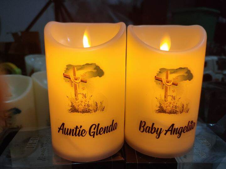 Personalized LED Candle with name and picture Lazada PH