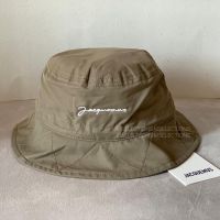 [ของแท้ 100% พร้อมส่ง] JACQUEMUS Le Picchu Bucket Hat - Green/Brown Size 58