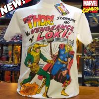 เสื้อยืด  THOR ลิขสิทธิ์แท้จาก MARVEL รับประกันของแท้100% by pop comics