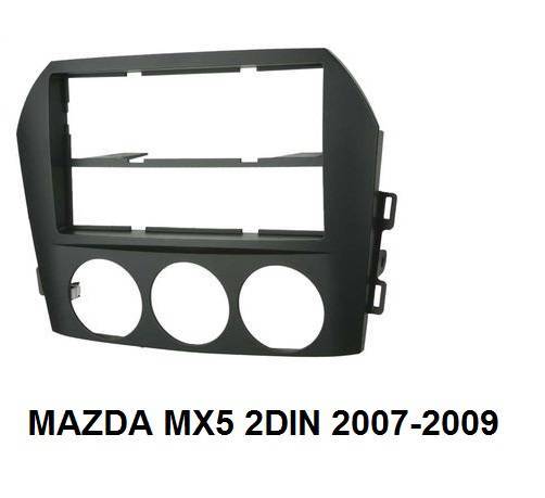 หน้ากากวิทยุ MAZDA MX5 ปี 2007-2010(2011) สำหรับเปลี่ยนเครื่องเล่นแบบ 2DIN7"_18CM. หรือ ใส่จอ Android"