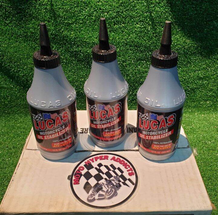 LUCAS MOTORCYCLE OIL STABILIZER 355ML Lazada PH